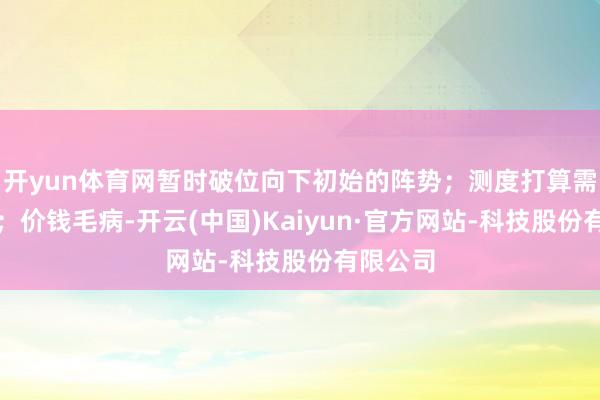 开yun体育网暂时破位向下初始的阵势；测度打算需要修正；价钱毛病-开云(中国)Kaiyun·官方网站-科技股份有限公司